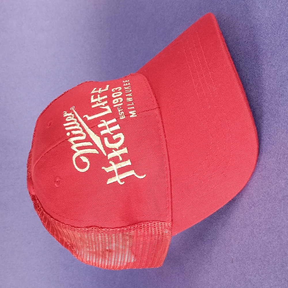 FREE - Miller High Life Beer Essential Trucker Hat with a purchase